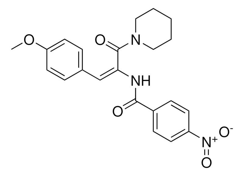 Sigma-Aldrich N-(2-(4-METHOXY-PHENYL)-1-(PIPERIDINE-1-CARBONYL)-VINYL)-4-NITRO-BENZAMIDE，AldrichCPR
