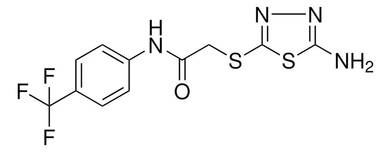 Sigma-Aldrich 2-((5-AMINO-1,3,4-THIADIAZOL-2-YL)THIO)-N-(4-(TRIFLUOROMETHYL)PHENYL)ACETAMIDE,AldrichCPR