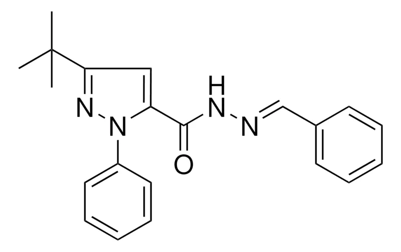 Sigma-Aldrich 5-TERT-BUTYL-2-PHENYL-2H-PYRAZOLE-3-CARBOXYLIC ACID BENZYLIDENE-HYDRAZIDE,AldrichCPR
