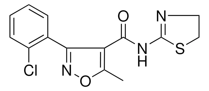 Sigma-Aldrich 3-(2-CL-PH)-5-ME-ISOXAZOLE-4-CARBOXYLIC ACID (4,5-DIHYDRO-THIAZOL-2-YL)-AMIDE,AldrichCPR