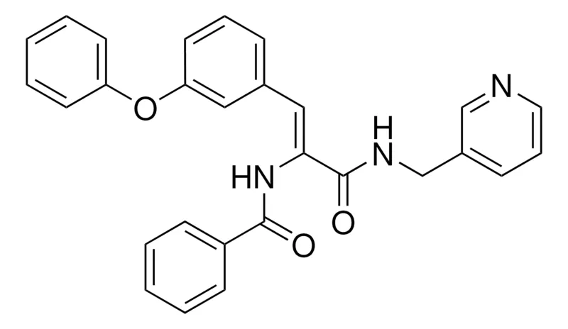 Sigma-Aldrich N-(2-(3-PHENOXYPHENYL)-1-(((3-PYRIDINYLMETHYL)AMINO)CARBONYL)VINYL)BENZAMIDE,AldrichCPR