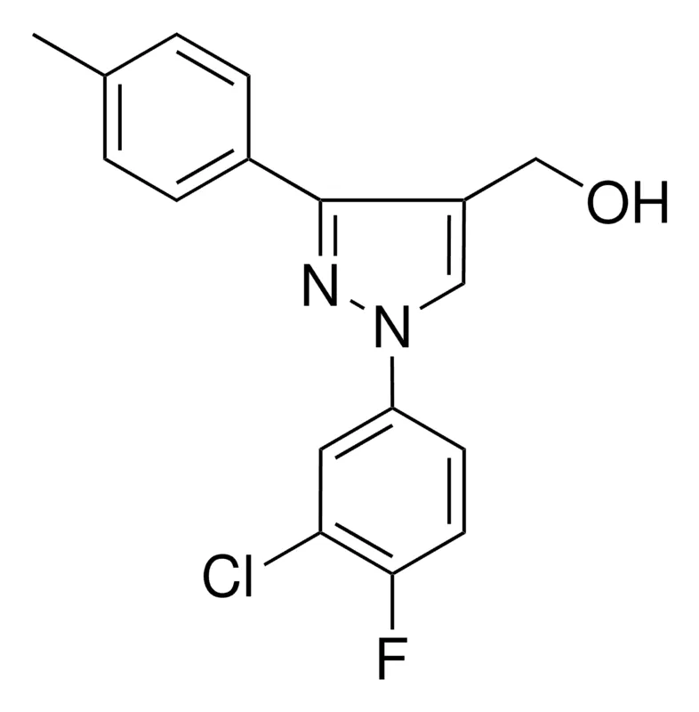 Sigma-Aldrich (1-(3-CHLORO-4-FLUOROPHENYL)-3-(4-METHYLPHENYL)-1H-PYRAZOL-4-YL)METHANOL,AldrichCPR
