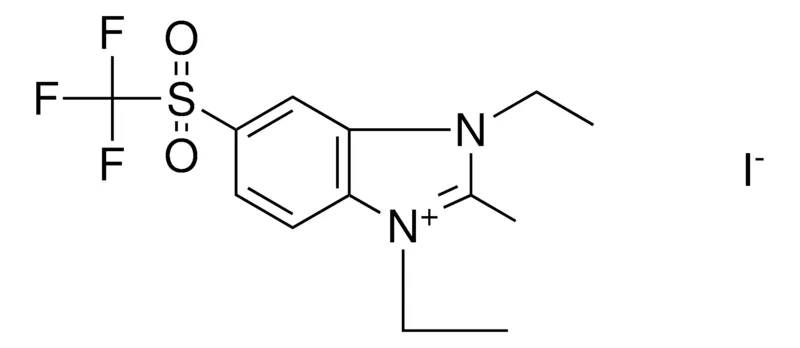 Sigma-Aldrich 1,3-DIETHYL-2-ME-5-(TRIFLUORO-METHANESULFONYL)-3H-BENZOIMIDAZOL-1-IUM, IODIDE,AldrichCPR