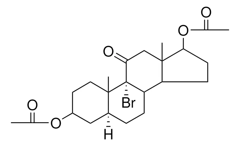 Sigma-Aldrich 9-ALPHA-BROMO-11-OXO-5-ALPHA-ANDROSTANE-3-BETA,17-BETA-DIYL DIACETATE,AldrichCPR