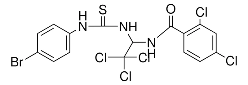 Sigma-Aldrich N-(1-(3-(4-BR-PHENYL)-THIOUREIDO)-2,2,2-TRICHLORO-ETHYL)-2,4-DICHLORO-BENZAMIDE,AldrichCPR