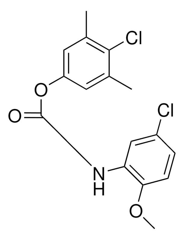 Sigma-Aldrich 4-CHLORO-3,5-DIMETHYLPHENYL N-(5-CHLORO-2-METHOXYPHENYL)CARBAMATE,AldrichCPR