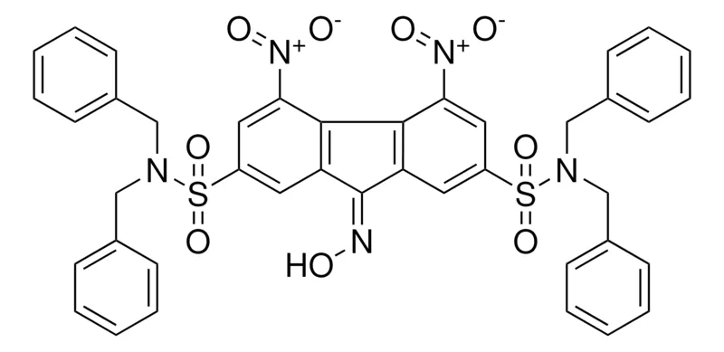 Sigma-Aldrich 9-HYDROXYIMINO-4,5-DINITRO-9H-FLUORENE-2,7-DISULFONIC ACID BIS-DIBENZYLAMIDE,AldrichCPR