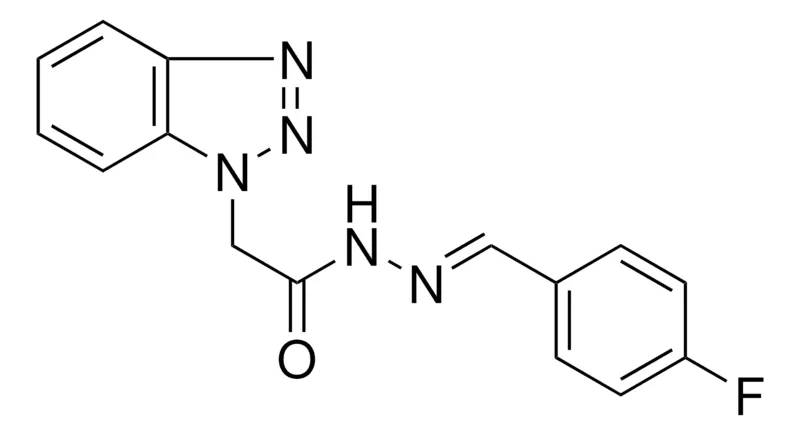 Sigma-Aldrich 2-BENZOTRIAZOL-1-YL-ACETIC ACID (4-FLUORO-BENZYLIDENE)-HYDRAZIDE,AldrichCPR