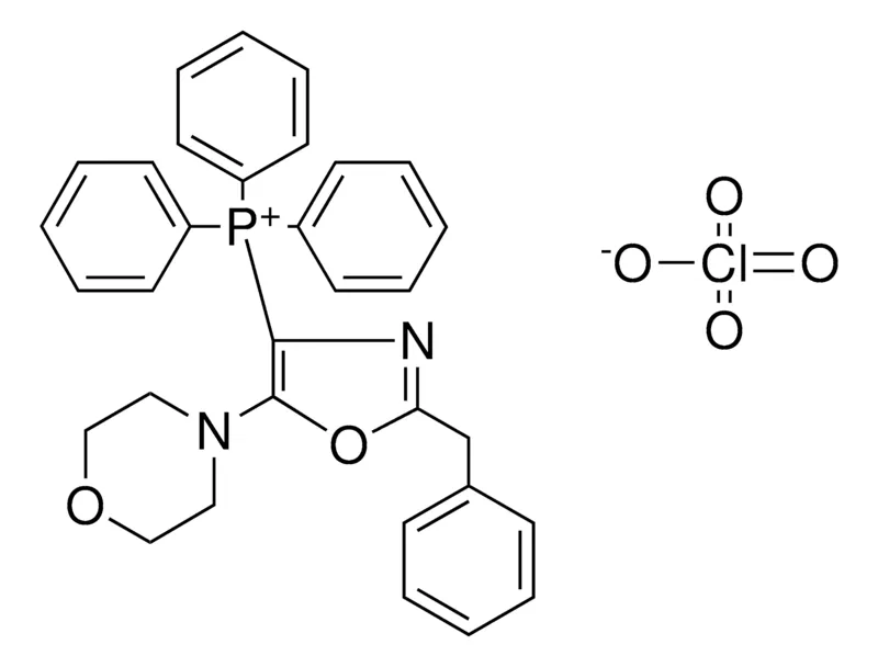 Sigma-Aldrich (2-BENZYL-5-MORPHOLIN-4-YL-OXAZOL-4-YL)-TRIPHENYL-PHOSPHONIUM, PERCHLORATE,AldrichCPR