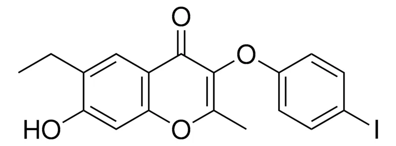 Sigma-Aldrich 6-ETHYL-7-HYDROXY-3-(4-IODO-PHENOXY)-2-METHYL-CHROMEN-4-ONE,AldrichCPR