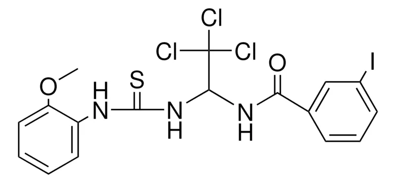 Sigma-Aldrich 3-IODO-N-(2,2,2-TRICHLORO-1-(3-(2-METHOXY-PHENYL)-THIOUREIDO)-ETHYL)-BENZAMIDE，AldrichCPR