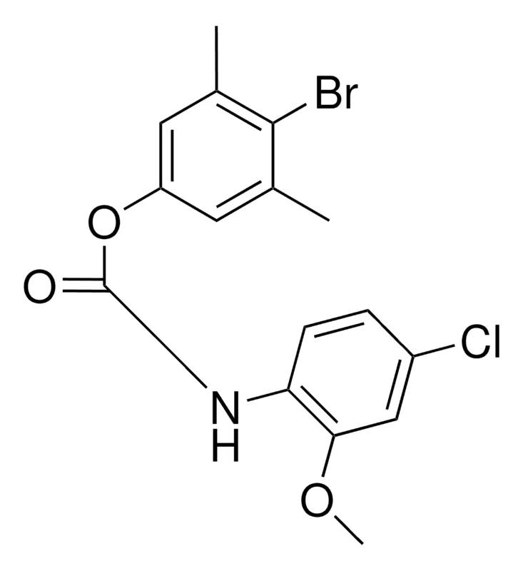 Sigma-Aldrich 4-BROMO-3,5-DIMETHYLPHENYL N-(4-CHLORO-2-METHOXYPHENYL)CARBAMATE,AldrichCPR