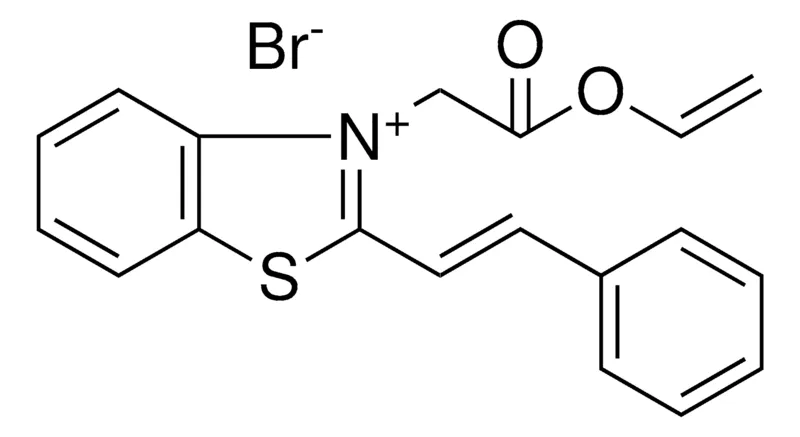 Sigma-Aldrich 2-STYRYL-3-VINYLOXYCARBONYLMETHYL-BENZOTHIAZOL-3-IUM, BROMIDE,AldrichCPR