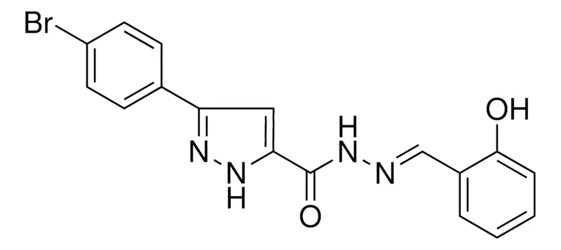 Sigma-Aldrich 5-(4-BR-PHENYL)-2H-PYRAZOLE-3-CARBOXYLIC ACID (2-HYDROXY-BENZYLIDENE)-HYDRAZIDE,AldrichCPR