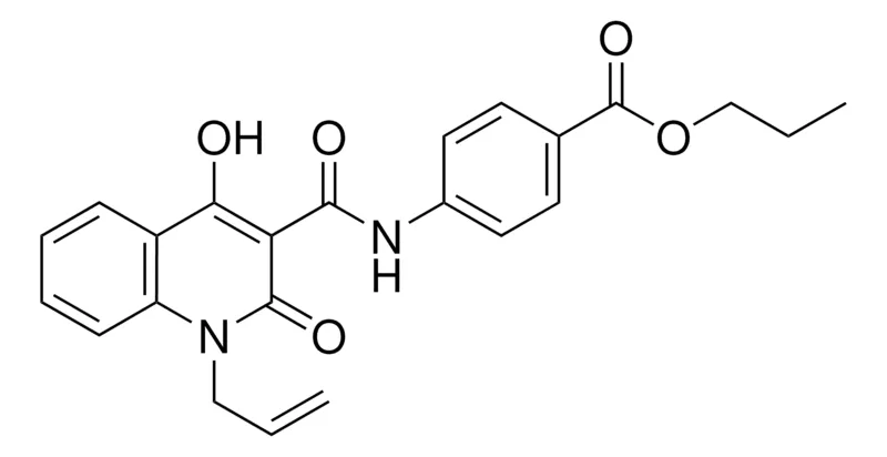 Sigma-Aldrich 4-((1-ALLYL-4-HO-2-OXO-1,2-2H-QUINOLINE-3-CARBONYL)-AMINO)-BENZOIC ACID PR ESTER,AldrichCPR