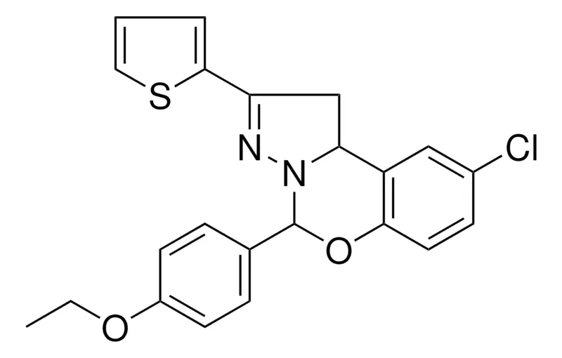 Sigma-Aldrich 8CL-4(4-ETO-PH)2-THIOPHEN-2-YL-1,9B-2H-5-OXA-3,3A-DIAZA-CYCLOPENTA(A)NAPHTHALENE,AldrichCPR