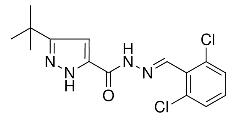 Sigma-Aldrich 5-TERT-BUTYL-2H-PYRAZOLE-3-CARBOXYLIC ACID (2,6-DICHLORO-BENZYLIDENE)-HYDRAZIDE,AldrichCPR