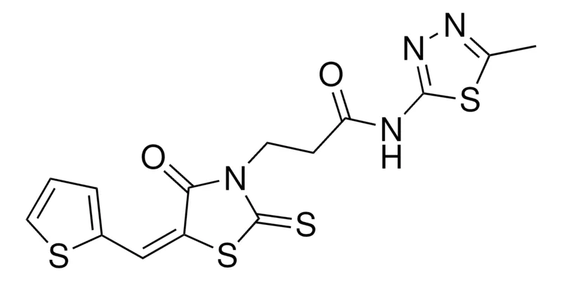 Sigma-Aldrich N-(5-METHYL-1,3,4-THIADIAZOL-2-YL)-3-[(5E)-4-OXO-5-(2-THIENYLMETHYLENE)-2-THIOXO-1,3-THIAZOLIDIN-3-YL]PROPANAMIDE，AldrichCPR