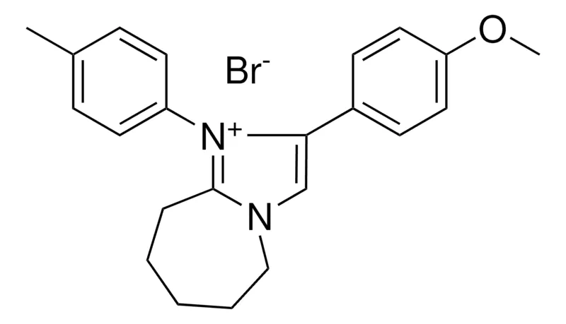 Sigma-Aldrich 2-(4-MEO-PH)-1-(4-ME-PH)6,7,8,9-TETRAHYDRO-5H-IMIDAZO(1,2-A)AZEPIN-1-IUM BROMIDE,AldrichCPR