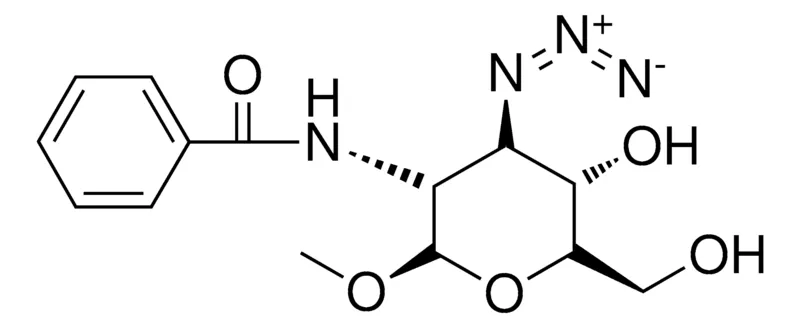 Sigma-Aldrich N-(4-AZIDO-5-HYDROXY-6-HYDROXYMETHYL-2-METHOXY-TETRAHYDRO-PYRAN-3-YL)-BENZAMIDE,AldrichCPR