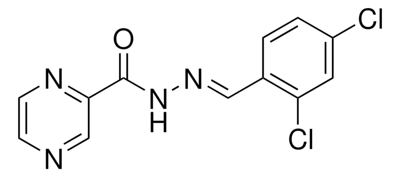 Sigma-Aldrich PYRAZINE-2-CARBOXYLIC ACID (2,4-DICHLORO-BENZYLIDENE)-HYDRAZIDE,AldrichCPR