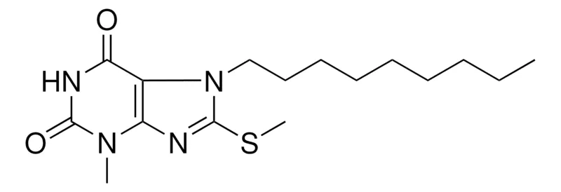 Sigma-Aldrich 3-METHYL-8-METHYLSULFANYL-7-NONYL-3,7-DIHYDRO-PURINE-2,6-DIONE,AldrichCPR