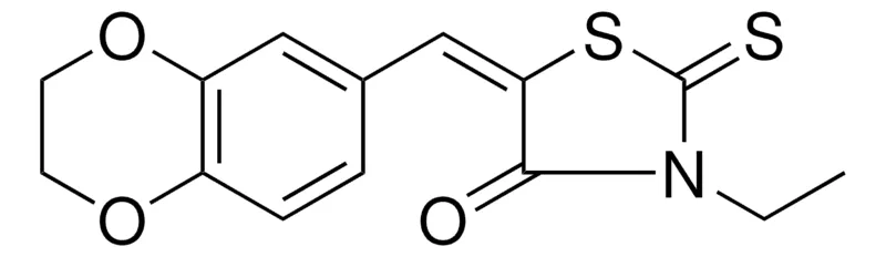 Sigma-Aldrich 5-(2,3-2H-BENZO(1,4)DIOXIN-6-YLMETHYLENE)-3-ETHYL-2-THIOXO-THIAZOLIDIN-4-ONE,AldrichCPR