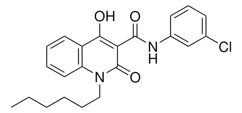 Sigma-Aldrich 1-HEXYL-4-HO-2-OXO-1,2-2H-QUINOLINE-3-CARBOXYLIC ACID (3-CHLORO-PHENYL)-AMIDE，AldrichCPR