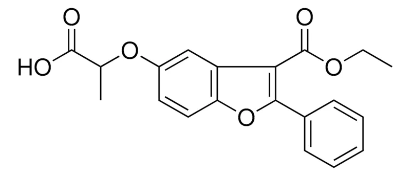 Sigma-Aldrich 5-(1-CARBOXY-ETHOXY)-2-PHENYL-BENZOFURAN-3-CARBOXYLIC ACID ETHYL ESTER,AldrichCPR