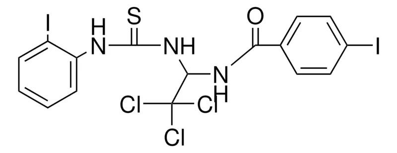 Sigma-Aldrich 4-IODO-N-(2,2,2-TRICHLORO-1-(3-(2-IODO-PHENYL)-THIOUREIDO)-ETHYL)-BENZAMIDE,AldrichCPR
