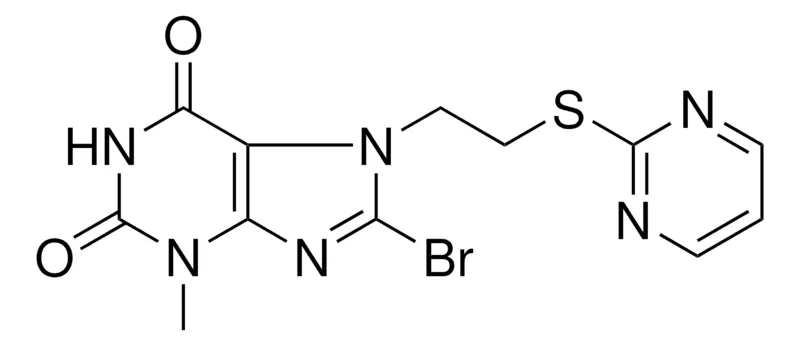 Sigma-Aldrich 8-BROMO-3-METHYL-7-(2-(2-PYRIMIDINYLTHIO)ETHYL)-3,7-DIHYDRO-1H-PURINE-2,6-DIONE，AldrichCPR