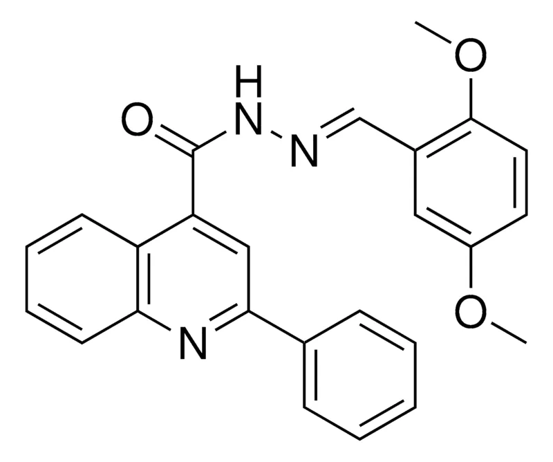 Sigma-Aldrich 2-PHENYL-QUINOLINE-4-CARBOXYLIC ACID (2,5-DIMETHOXY-BENZYLIDENE)-HYDRAZIDE,AldrichCPR