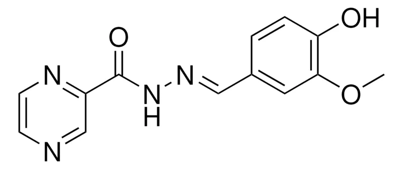 Sigma-Aldrich PYRAZINE-2-CARBOXYLIC ACID (4-HYDROXY-3-METHOXY-BENZYLIDENE)-HYDRAZIDE,AldrichCPR