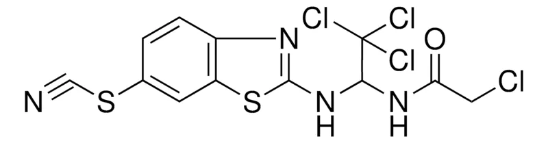 Sigma-Aldrich 2-CL-N-(2,2,2-TRICHLORO-1-(6-THIOCYANATO-BENZOTHIAZOL-2-YLAMINO)-ET)-ACETAMIDE,AldrichCPR