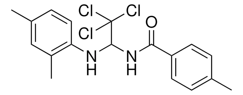 Sigma-Aldrich 4-METHYL-N-(2,2,2-TRICHLORO-1-(2,4-DIMETHYL-PHENYLAMINO)-ETHYL)-BENZAMIDE,AldrichCPR