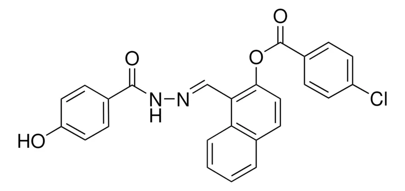Sigma-Aldrich 1-(2-(4-HYDROXYBENZOYL)CARBOHYDRAZONOYL)-2-NAPHTHYL 4-CHLOROBENZOATE,AldrichCPR