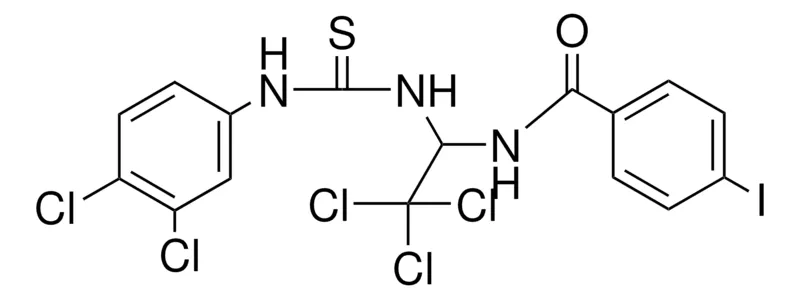 Sigma-Aldrich 4-I-N-(2,2,2-TRICHLORO-1-(3-(3,4-DICHLORO-PHENYL)-THIOUREIDO)-ETHYL)-BENZAMIDE，AldrichCPR