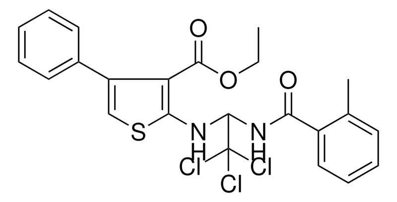 Sigma-Aldrich ETHYL 4-PHENYL-2-({2,2,2-TRICHLORO-1-[(2-METHYLBENZOYL)AMINO]ETHYL}AMINO)-3-THIOPHENECARBOXYLATE，AldrichCPR