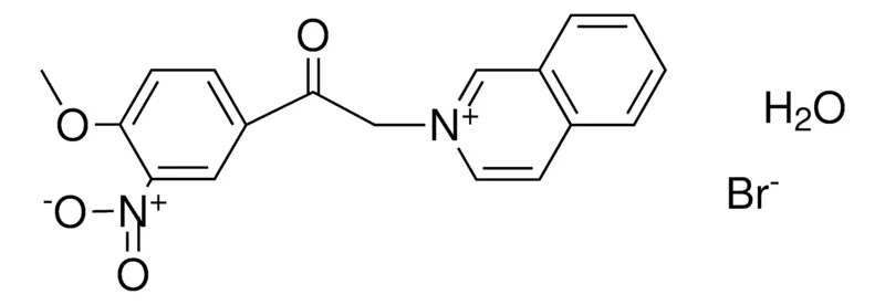 Sigma-Aldrich 2-(2-(4-METHOXY-3-NITRO-PHENYL)-2-OXO-ETHYL)-ISOQUINOLINIUM, BROMIDE HYDRATE,AldrichCPR