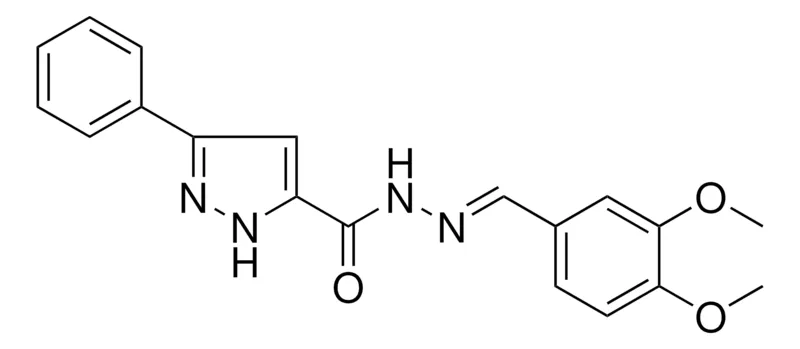 Sigma-Aldrich 5-PHENYL-2H-PYRAZOLE-3-CARBOXYLIC ACID (3,4-DIMETHOXY-BENZYLIDENE)-HYDRAZIDE,AldrichCPR
