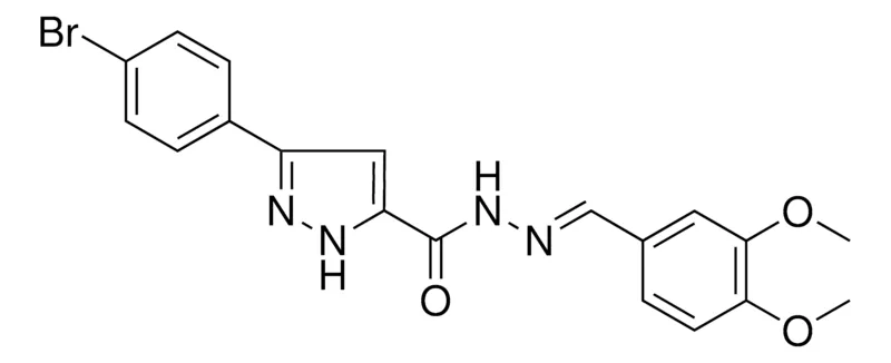 Sigma-Aldrich 5-(4-BR-PH)-2H-PYRAZOLE-3-CARBOXYLIC ACID (3,4-DIMETHOXY-BENZYLIDENE)-HYDRAZIDE,AldrichCPR
