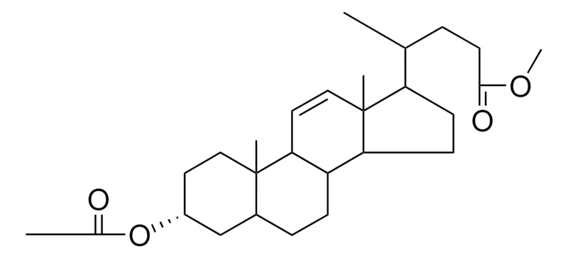 Sigma-Aldrich METHYL 3-ALPHA-ACETOXY-5-BETA-CHOL-11-EN-24-OATE,AldrichCPR