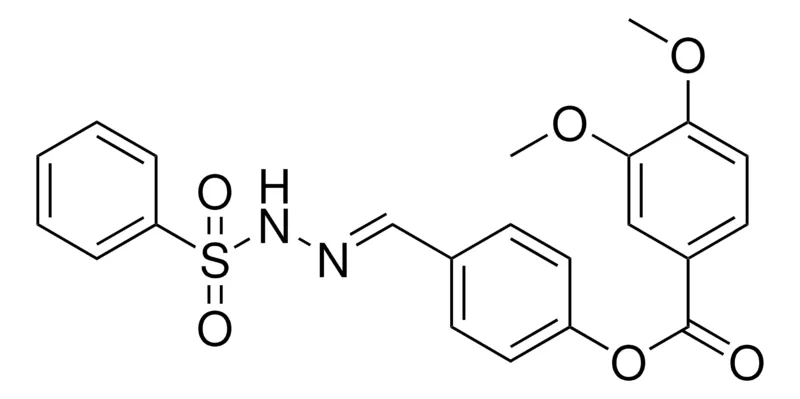 Sigma-Aldrich 4-(2-(PHENYLSULFONYL)CARBOHYDRAZONOYL)PHENYL 3,4-DIMETHOXYBENZOATE,AldrichCPR