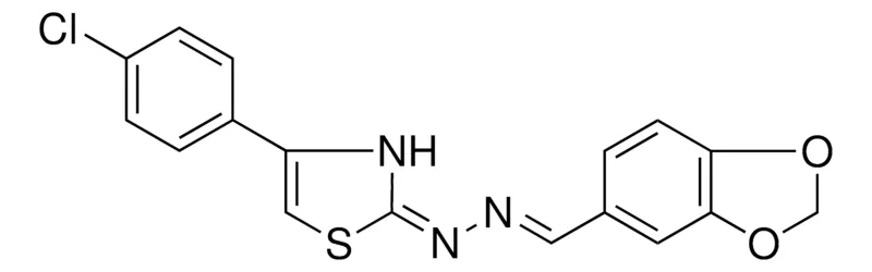 Sigma-Aldrich N-BENZO(1,3)DIOXOL-5-YLMETHYLENE-N'-(4-(4-CL-PH)-3H-THIAZOL-2-YLIDENE)-HYDRAZINE,AldrichCPR
