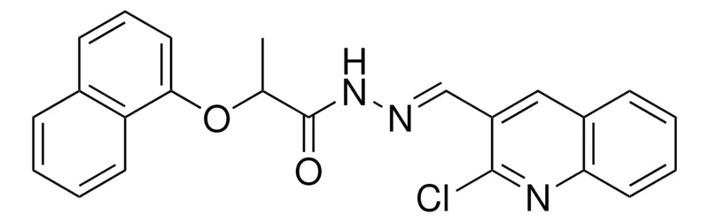 Sigma-Aldrich N'-((2-CHLORO-3-QUINOLINYL)METHYLENE)-2-(1-NAPHTHYLOXY)PROPANOHYDRAZIDE,AldrichCPR