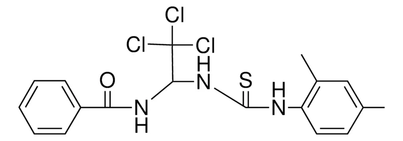 Sigma-Aldrich N-(2,2,2-TRICHLORO-1-(3-(2,4-DIMETHYL-PHENYL)-THIOUREIDO)-ETHYL)-BENZAMIDE,AldrichCPR
