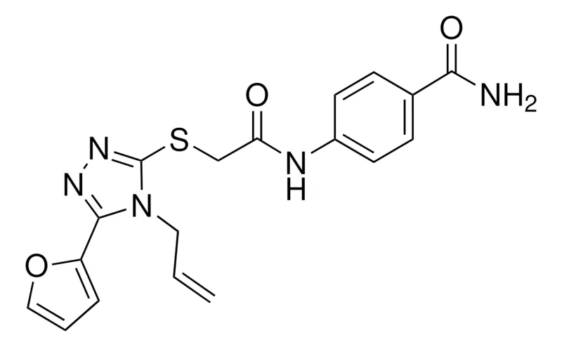 Sigma-Aldrich 4-((((4-ALLYL-5-(2-FURYL)-4H-1,2,4-TRIAZOL-3-YL)THIO)ACETYL)AMINO)BENZAMIDE，AldrichCPR