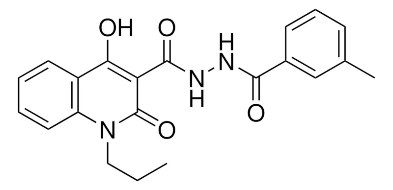 Sigma-Aldrich 3-ME-BENZOIC ACID N'-(4-HO-2-OXO-1-PR-1,2-2H-QUINOLINE-3-CARBONYL)-HYDRAZIDE,AldrichCPR