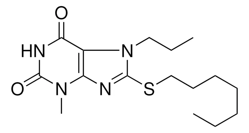Sigma-Aldrich 8-HEPTYLSULFANYL-3-METHYL-7-PROPYL-3,7-DIHYDRO-PURINE-2,6-DIONE,AldrichCPR