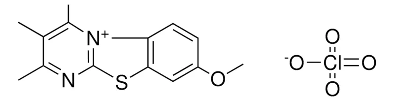 Sigma-Aldrich 7-METHOXY-2,3,4-TRIMETHYL-9AH-9-THIA-1-AZA-4A-AZONIA-FLUORENE, PERCHLORATE,AldrichCPR